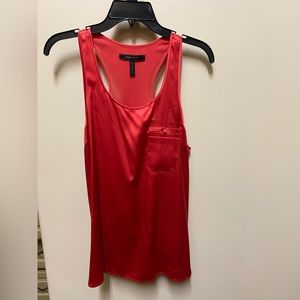 BCBG satin racer back top